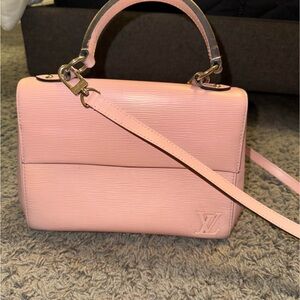 Louis Vuitton Pink Epi Leather Crossbody Top Handle Bag